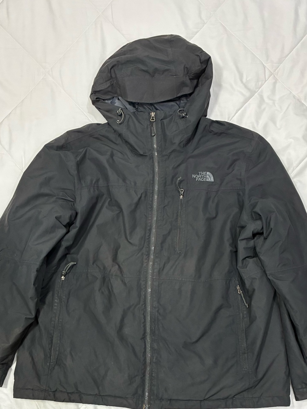 The North Face Men’s Black Waterproof Hooded Jacket - Picture 1 of 7